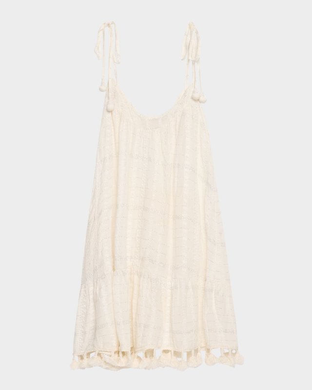Jaxson Tassel-Trim Mini Dress